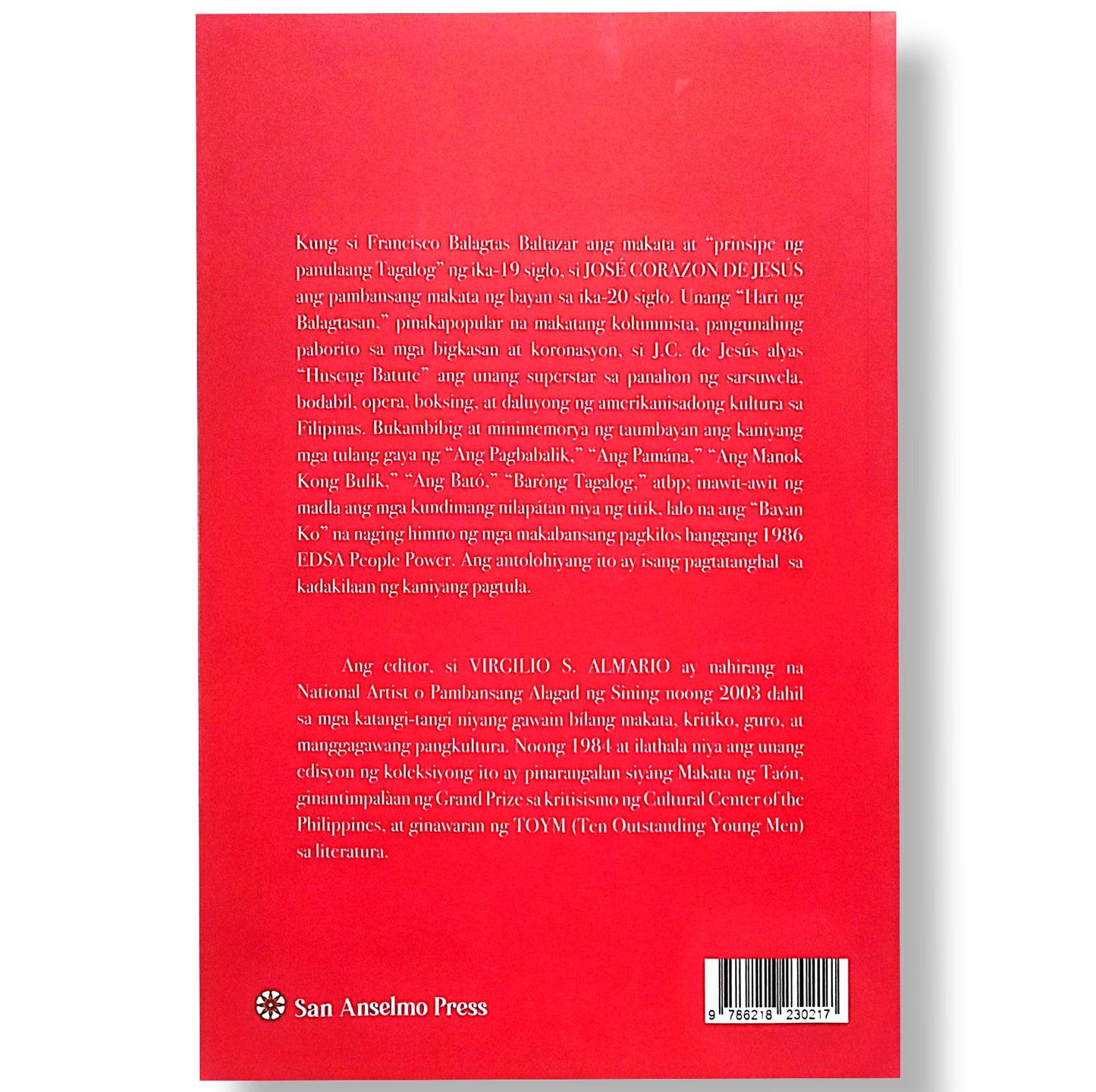 Jose Corazon de Jesus: Mga Piliing Tula by Virgilio S. Almario