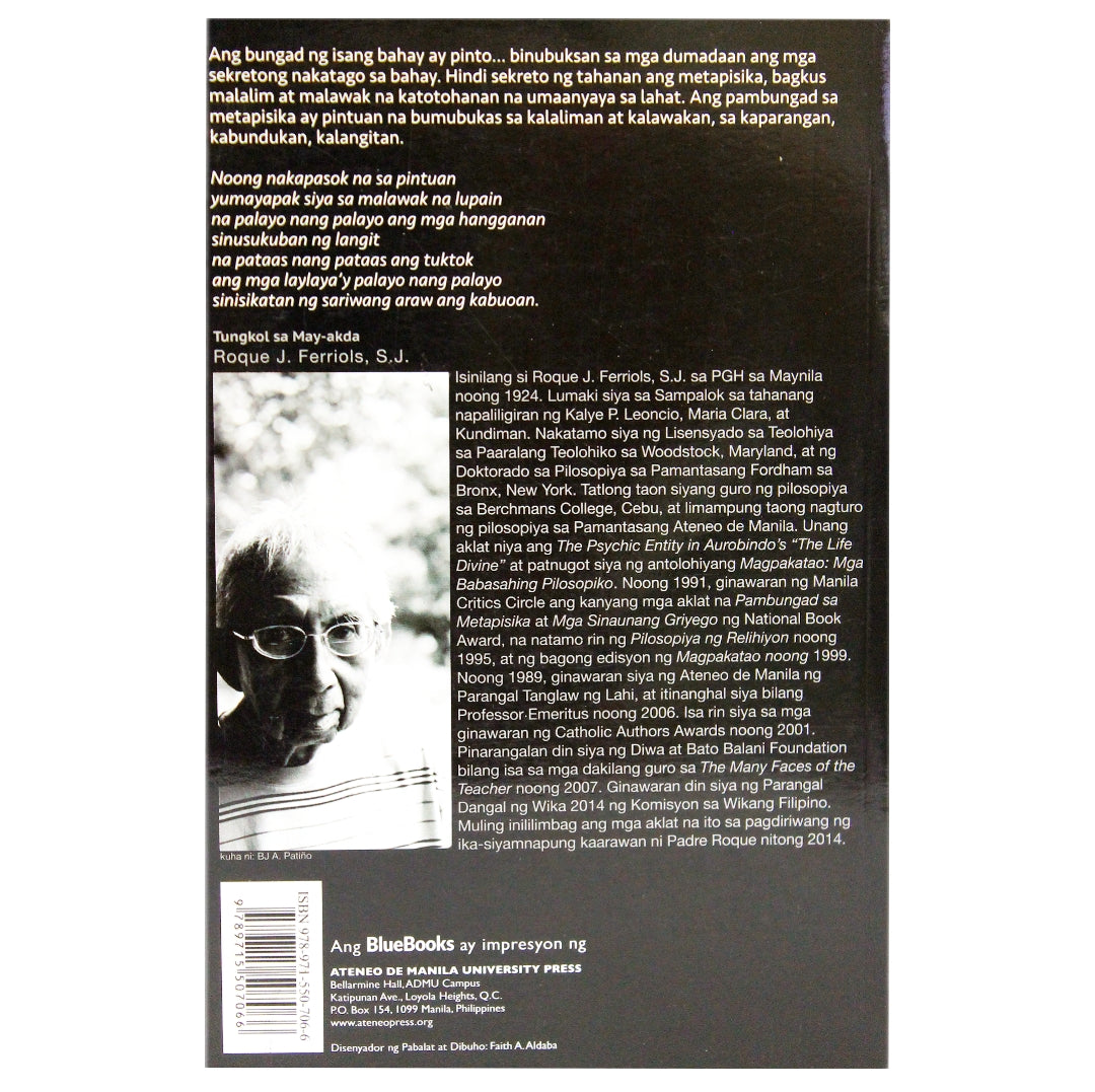 Pambungad sa Metapisika by Roque J. Ferriols, S.J.